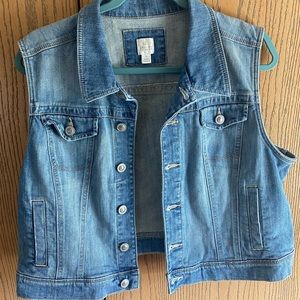 Lauren Conrad Size XL Jean vest